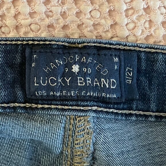 Lucky Brand High Rise Dark Wash Bridgette Skinny Jeans Size 27 - Picture 4 of 15
